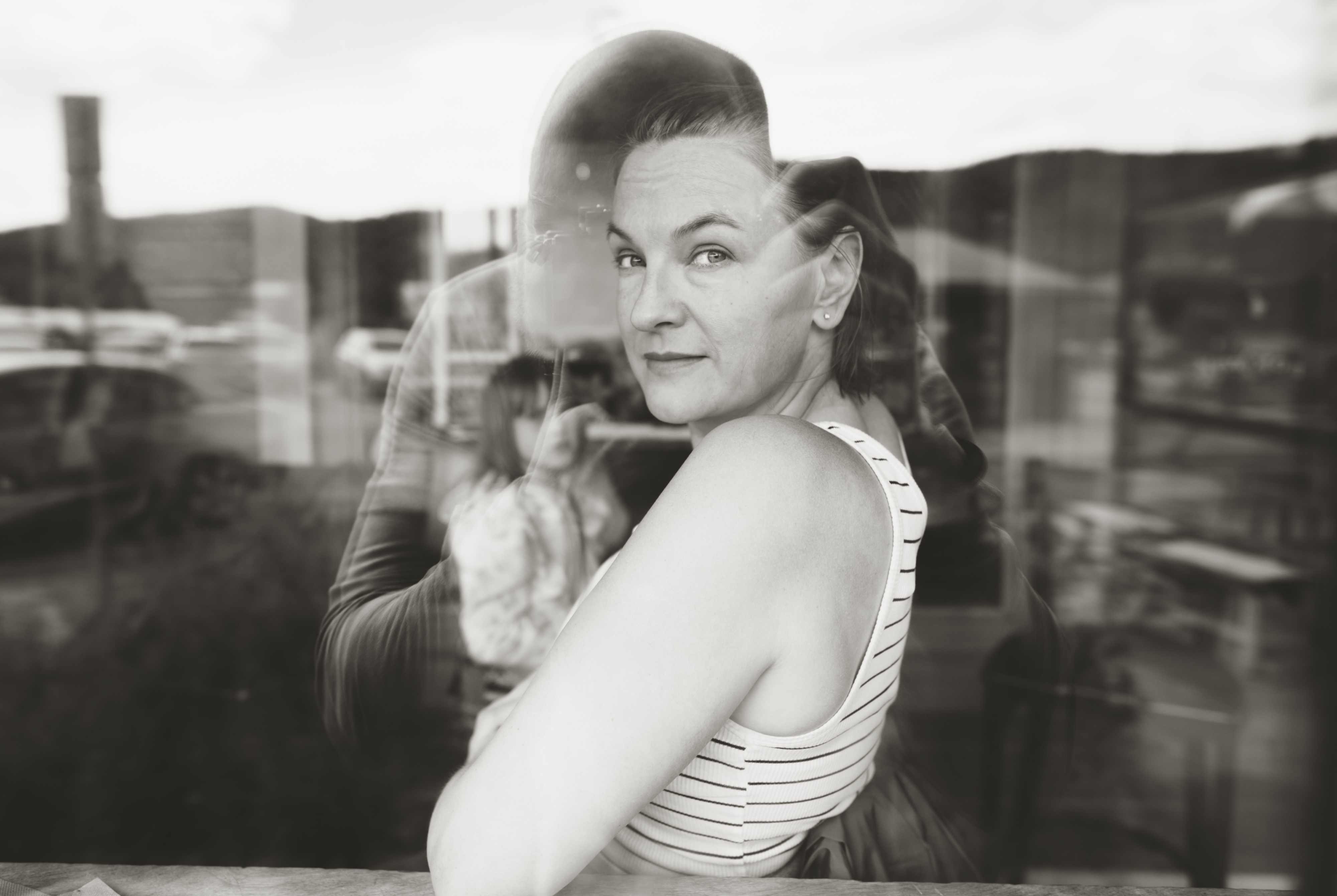 Walker in the Window